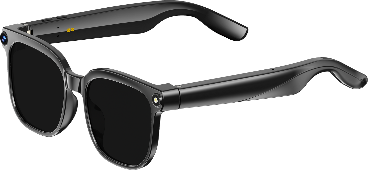 2026 Smart AI Glasses with 8MP HD Camera - Bluetooth Calling, Directional Sound, Real-Time Translation & Prescription Lens Compatible | Long Battery Life