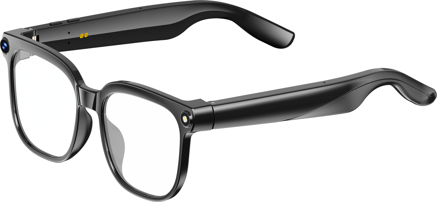 2026 Smart AI Glasses with 8MP HD Camera - Bluetooth Calling, Directional Sound, Real-Time Translation & Prescription Lens Compatible | Long Battery Life
