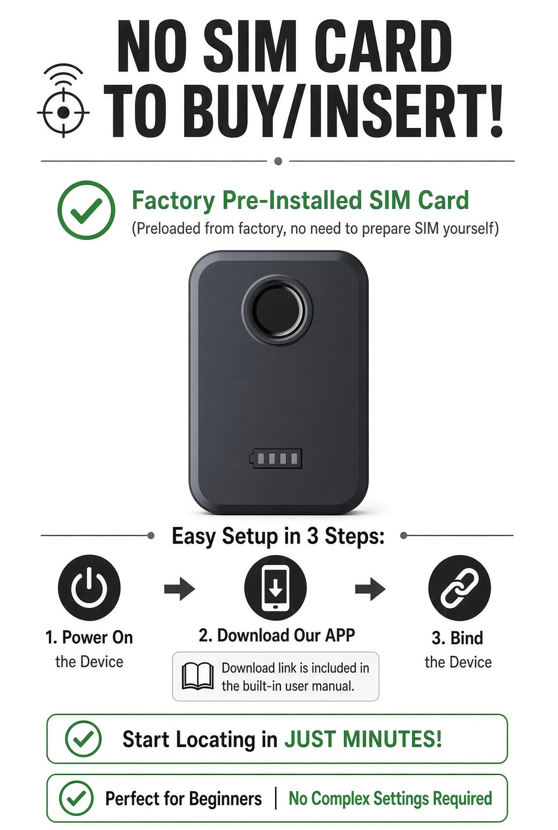 A1-4G Magnetic GPS Tracker
