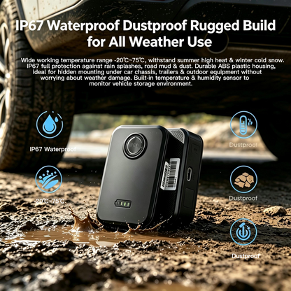 4G GPS Vehicle Tracker with 10000mAh Battery