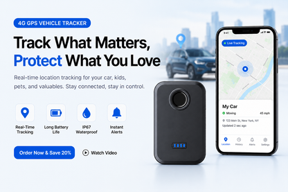 4G GPS Vehicle Tracker with 10000mAh Battery