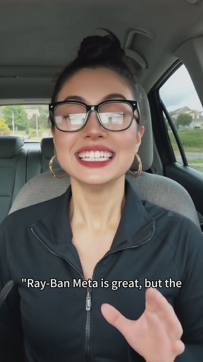 2026 Smart AI Glasses with 8MP HD Camera - Bluetooth Calling, Directional Sound, Real-Time Translation & Prescription Lens Compatible | Long Battery Life